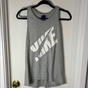 Nike Heather Gray Sleeveless Top